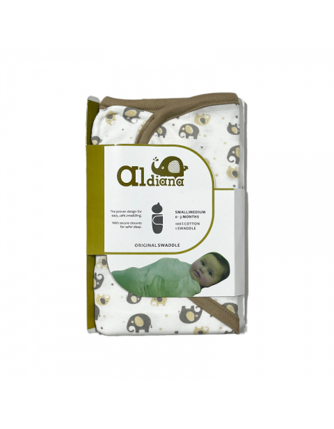 قنداق چسبی نوزاد طرح فیل آلدی آنا Aldiana
